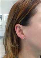 Boucles d'oreilles Guerretta Gioielli Femme Orecchini Zirconi in Or blanc Zircone GUERR77 - GUERR77